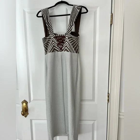 Michel Laperle silver dress size 6 - Picture 8 of 9